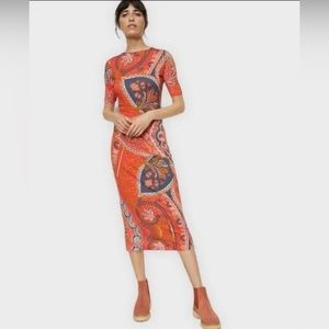 Anthropologie Farm Rio Midi dress size Small